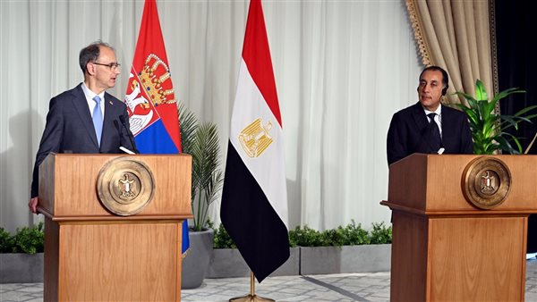 مدبولي: زيارة رئيس وزراء صربيا تفتح آفاق جديدة لتعزيز علاقاتنا الثنائية مدبولي: زيارة رئيس وزراء صربيا تفتح آفاق جديدة لتعزيز علاقاتنا الثنائية