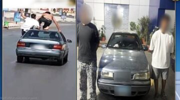 قبض على سائق ورفيقه لتسببهما في تهديد سلامة المواطنين في المقطم