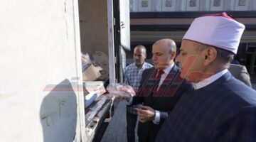 توزيع 2 طن من لحم الأضاحي على الأسر المحتاجة في مراكز كفر الشيخ