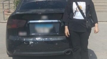 اعتقال امرأة بتهمة تعديل لوحاتها المعدنية للسيارة