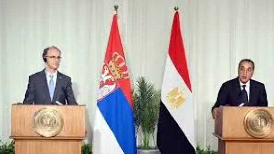 رئيس وزراء صربيا: اتفاقية التجارة الحرة تمثل فصلاً جديداً في العلاقات مع مصر رئيس وزراء صربيا: اتفاقية التجارة الحرة تمثل فصلاً جديداً في العلاقات مع مصر