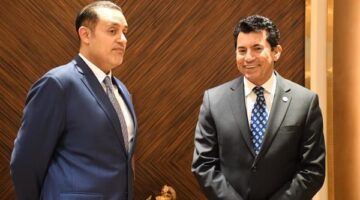 وزير الشباب يلتقي السفير القطري في القاهرة لمناقشة أوجه التعاون المشتركة