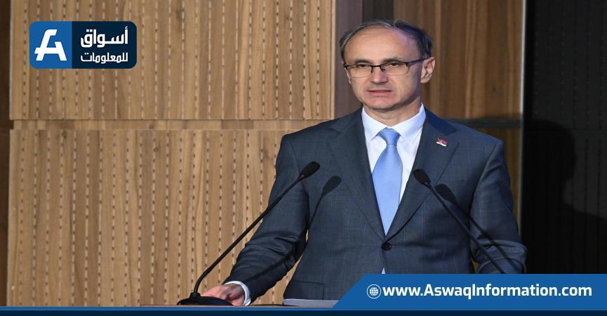 رئيس وزراء صربيا: اتفاقية التجارة الحرة مع مصر تمثل فصلًا جديدًا في العلاقات الثنائية بين البلدين رئيس وزراء صربيا: اتفاقية التجارة الحرة مع مصر تمثل فصلًا جديدًا في العلاقات الثنائية بين البلدين