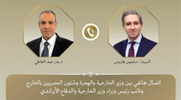 مكالمة هاتفية بين وزير الخارجية ونائب رئيس وزراء وزير الخارجية والدفاع في إيرلندا