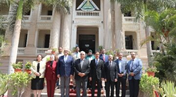 وزير التعليم العالي ومحافظ القليوبية ورئيس جامعة بنها ي inaugurate مجموعة من المشاريع التعليمية والصحية في الجامعة