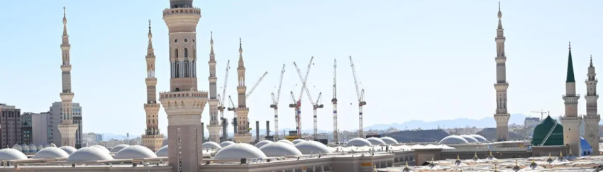 القباب المتحركة: جمالية معمارية تُزيّن المسجد النبوي القباب المتحركة: جمالية معمارية تُزيّن المسجد النبوي