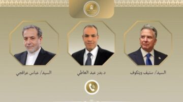 مكالمتان هاتفيتان لوزير الخارجية المصري مع ويتكوف وعراقجي