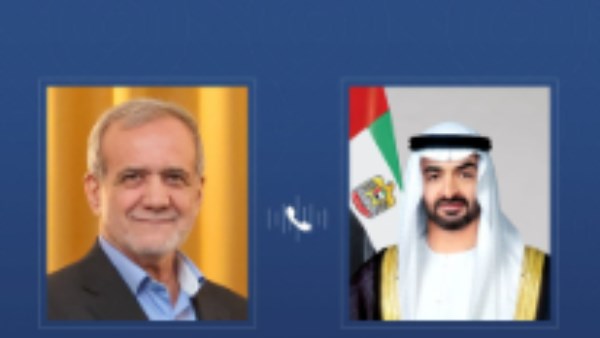 مكالمة هاتفية بين رئيسي الإمارات وإيران مكالمة هاتفية بين رئيسي الإمارات وإيران