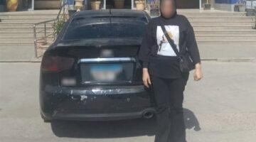 الداخلية توضح تفاصيل فيديو “انحناء اللوحات المعدنية” وتلقي القبض على سيدة القيادة في الشروق