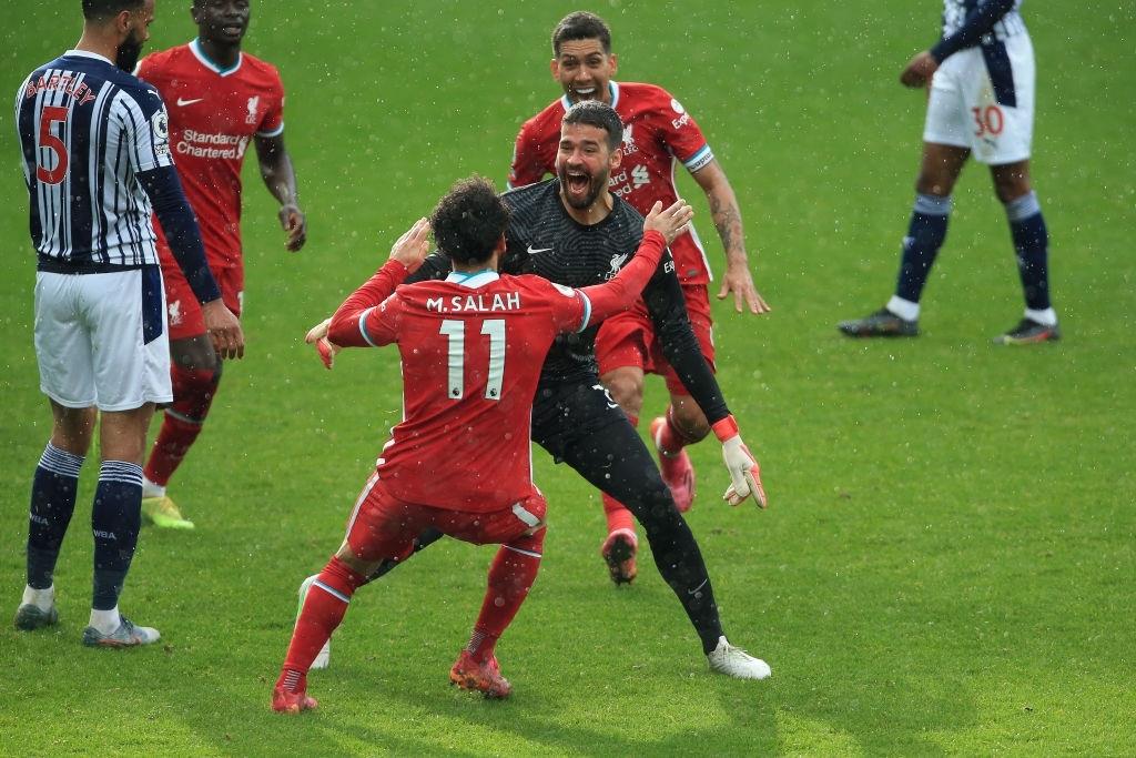 أليسون يروي رد فعل محمد صلاح المذهل بعد تسجيله هدفاً في مباراة وست بروميتش أليسون يروي رد فعل محمد صلاح المذهل بعد تسجيله هدفاً في مباراة وست بروميتش