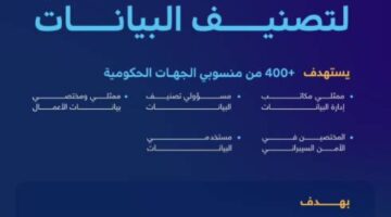 سدايا تطلق مبادرة تدريبية لتصنيف البيانات