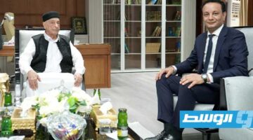 بلقاسم حفتر يشرح بشكل مفصل لـ«عقيلة» ميزانية صندوق الإعمار وخطة التنمية.