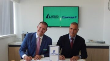 مصر للطيران تعزز تعاونها الاستراتيجي مع Acron Aviation لدعم أسطولها الجوي