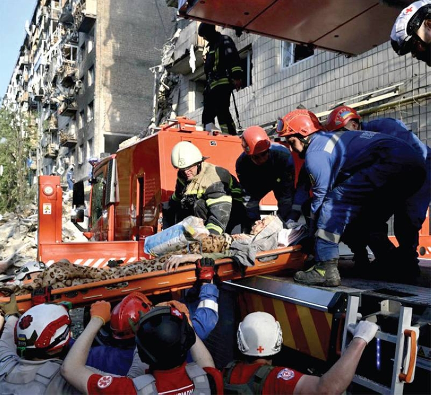14 قتيلاً في كييف في إحدى “أكثر” الهجمات الروسية ضراوة 14 قتيلاً في كييف في إحدى “أكثر” الهجمات الروسية ضراوة