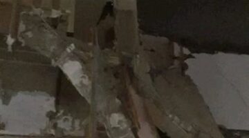 انهيار مبنى سكني من خمس طوابق في منطقة السيدة زينب
