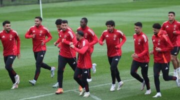 حماس شديد في تدريبات الأهلي قبل لقاء بالميراس في بطولة الأندية العالمية