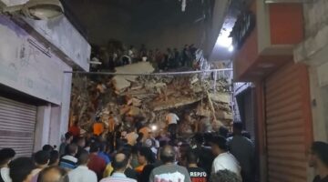 انتشال جثة طفل يبلغ من العمر 7 سنوات من تحت ركام مبنى في السيدة زينب