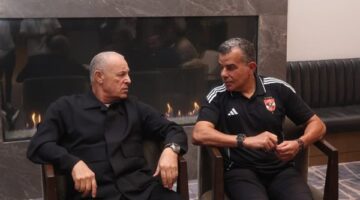 أبو ريدة يتفقد فريق الأهلي في نيوجيرسي كممثل عن الفيفا