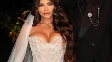 صور – لاعب برازيلي يتزوج ناشطة أكبر منه بعشر سنوات