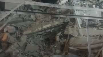 استمرار جهود البحث عن المفقودين تحت أنقاض المبنى المنهار في السيدة زينب.