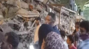 أحدث البيانات حول عقار السيدة زينب المنهار: 4 حالات وفاة و4 مصابين و4 عالقين تحت الأنقاض.