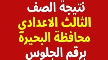نتيجة الشهادة الإعدادية 2025 في البحيرة برقم الجلوس والاسم: رابط الاستعلام