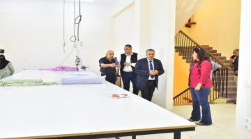 محافظ أسيوط يقوم بزيارة المجمع الصناعي الحرفي في قرية الشامية بساحل سليم