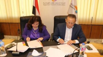 سياحة وفنادق حلوان تبرم اتفاقية مع اتحاد الغرف السياحية لتدريب الخريجين
