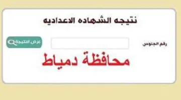 إصدار نتائج الشهادة الإعدادية بدمياط قريباً.. تحقق الآن برقم الجلوس