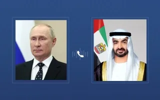 رئيس الدولة والرئيس الروسي يتناولان هاتفيًا طرق تهدئة التوتر في المنطقة