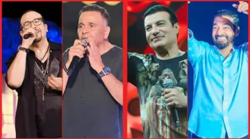 إيهاب وحميد وفؤش وهشام عباس يجتمعون في عرض مشترك على المسرح الروماني بتاريخ 11 يوليو.