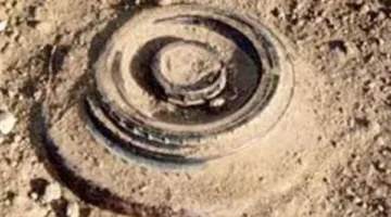 انفجار لغم مدفون… وحدوث إصابة!