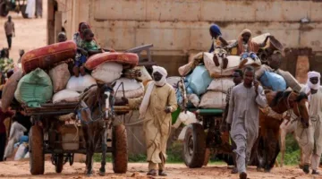 أكثر من 16,000 شخص نازح خلال أسبوع في السودان
