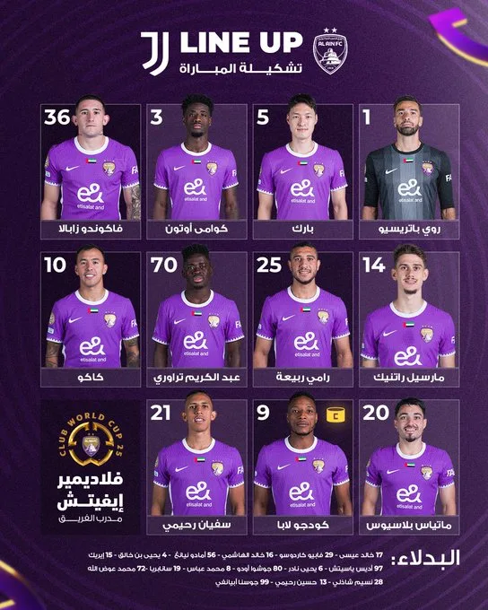 رامي ربيعة يتولى قيادة دفاع العين الإماراتي ضد يوفنتوس في كأس العالم للأندية. رامي ربيعة يتولى قيادة دفاع العين الإماراتي ضد يوفنتوس في كأس العالم للأندية.