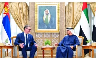 رئيس الدولة والرئيس الصربي يبرزون ضرورة استخدام الحوار والدبلوماسية لحل الأزمات في المنطقة.