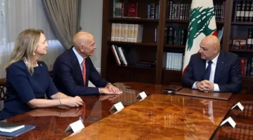 الرئيس عون يستقبل المبعوث الخاص إلى سوريا وسفيرة الولايات المتحدة الأمريكية