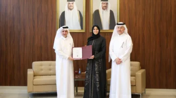 لولوة الخاطر تهنئ كلية المجتمع بمناسبة نيلها الاعتماد المؤسسي لخمس سنوات