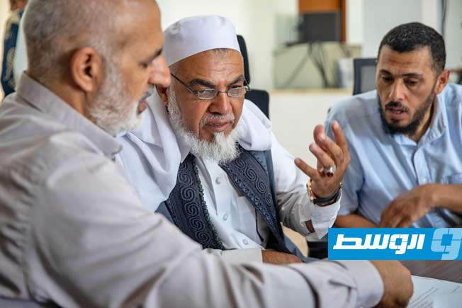 من لقاء إينيس شوما مع القيادات المجتمعية في طرابلس ومناطق غرب ليبيا. (البعثة الأممية)