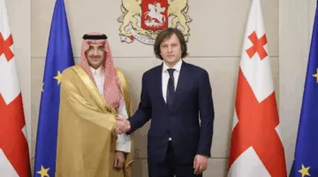 رئيس وزراء جورجيا يلتقي بالرئيس التنفيذي للصندوق السعودي للتنمية
