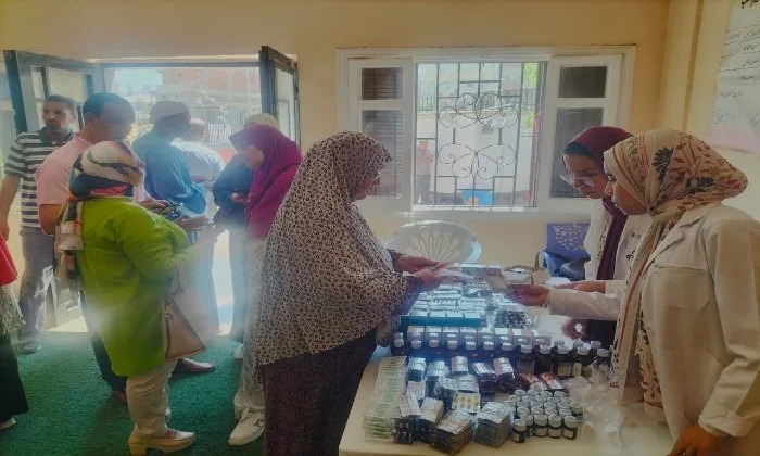 تقديم خدمات الكشف والعلاج مجانًا لـ 1125 مواطنًا ضمن قافلة طبية متكاملة في البحيرة تقديم خدمات الكشف والعلاج مجانًا لـ 1125 مواطنًا ضمن قافلة طبية متكاملة في البحيرة