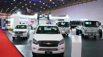 المنصور للسيارات تعرض طرازات شيفروليه المحلية في معرض الأهرام للنقل التجاري