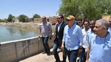 وزير الري يقوم بزيارة تفقدية لمنظومة المياه في ترعة السويس ومزرعة المعاهدة التابعة لجهاز مستقبل مصر