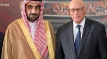 السفير خطابي يرحب مدير مكتب وكالة الأنباء السعودية في مصر