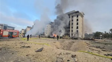 إصابة 5 أشخاص وإغلاق محطة القطار نتيجة الهجوم الإيراني على بئر السبع