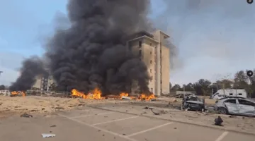 صاروخ إيراني يستهدف بئر السبع: جرحى وأضرار (فيديو)