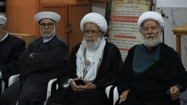 اجتماع للعلماء في صور دعمًا للجمهورية الإسلامية في إيران في مواجهة العدوان الصهيوني والتهديدات الأمريكية للسيد الخامنئي اجتماع للعلماء في صور دعمًا للجمهورية الإسلامية في إيران في مواجهة العدوان الصهيوني والتهديدات الأمريكية للسيد الخامنئي