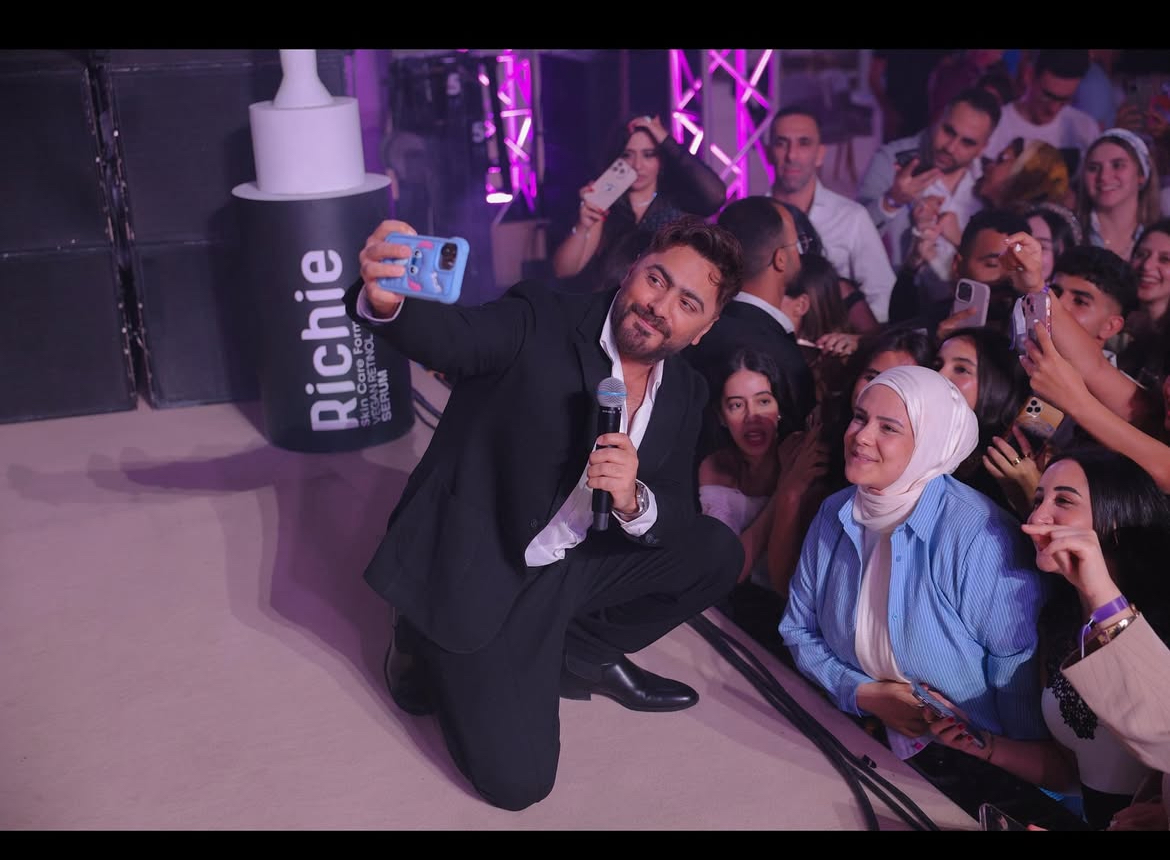 <strong>حفل تامر حسني</strong>