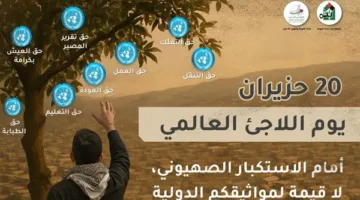 “إصدار إعلامي” من “منظمة ثابت لحق العودة” بمناسبة يوم اللاجئ العالمي – 20 يونيو
