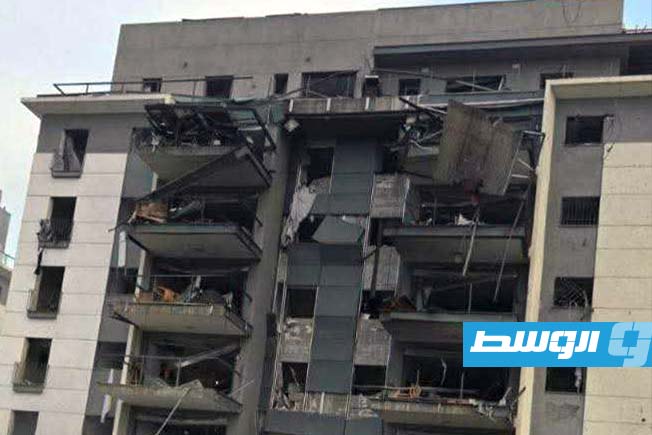 آثار الدمار جراء الاستهداف الصاروخي لمدينة بئر السبع. 20 يونيو 2025. (الإنترنت)