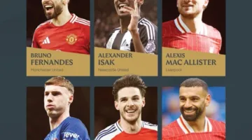 محمد صلاح في سباق جائزة أفضل لاعب لعام 2023 من رابطة اللاعبين الإنجليزيين
